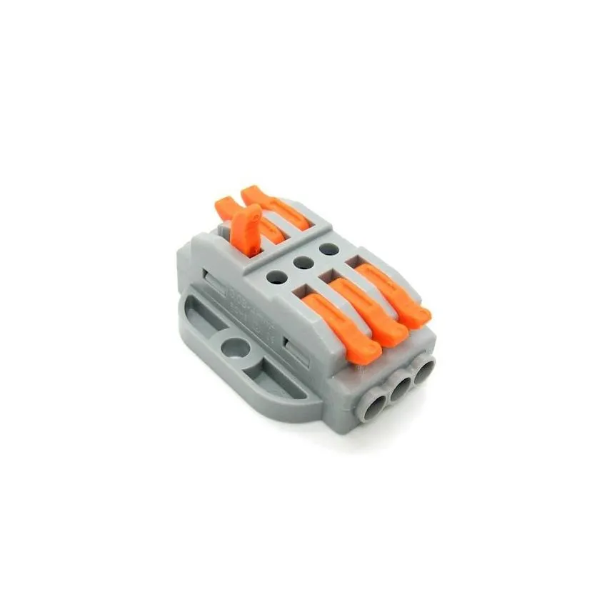 3-Port Lever-Nut Wire Connector