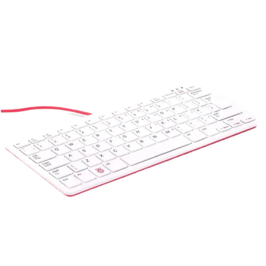 Raspberry Pi Keyboard & Hub, UK, red/white