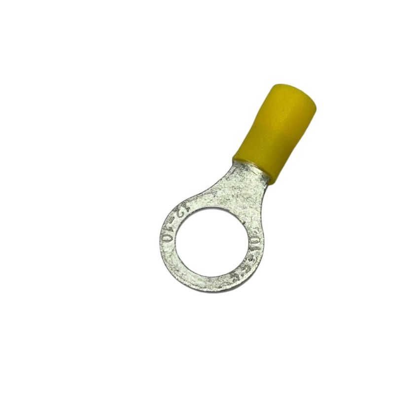 Ring Terminal Insulated Crimp Terminal, 12-10AWG,RV5.5-10,Yellow