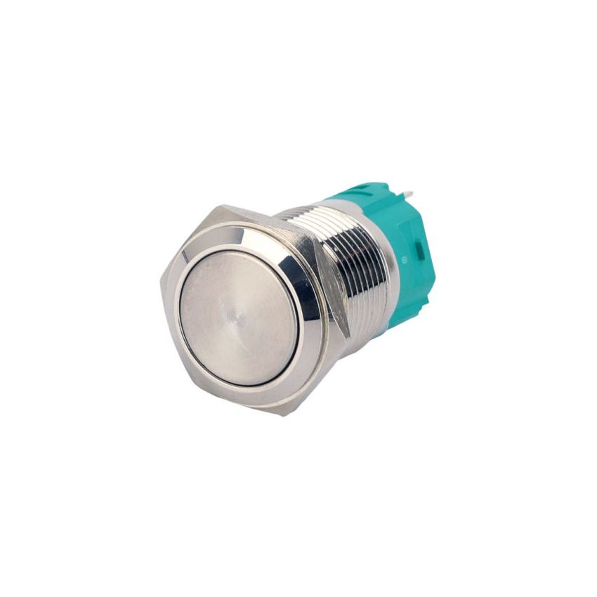 19AP11DZE,LED Push Button Switch,ON-OFF,16mm,12-24V,Blue 