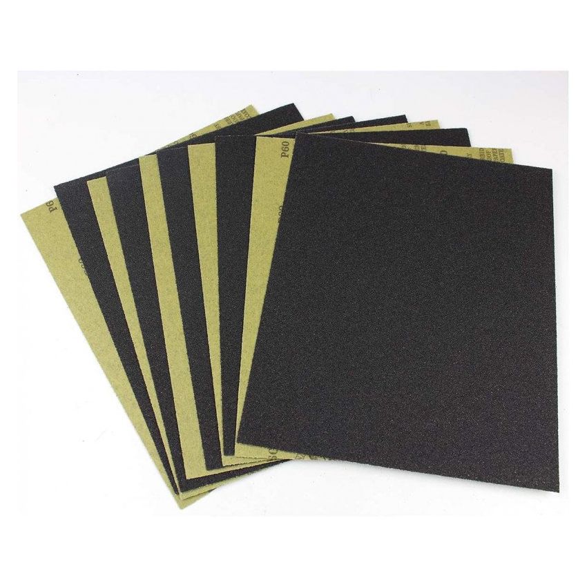 Waterproof Sand PaperSize 230mm x 280mm Grade 60,80,100,120,150,180,229,240,280,320,360,4 00 Each Grade one Pc