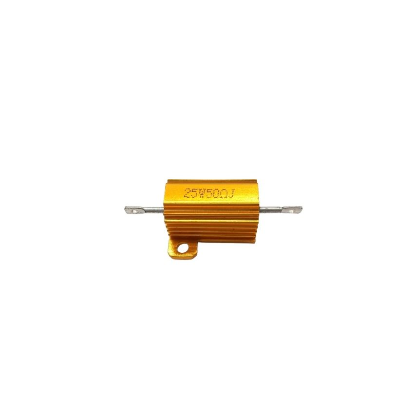50 Ohm, 25W Aluminum Wirewound Resistor