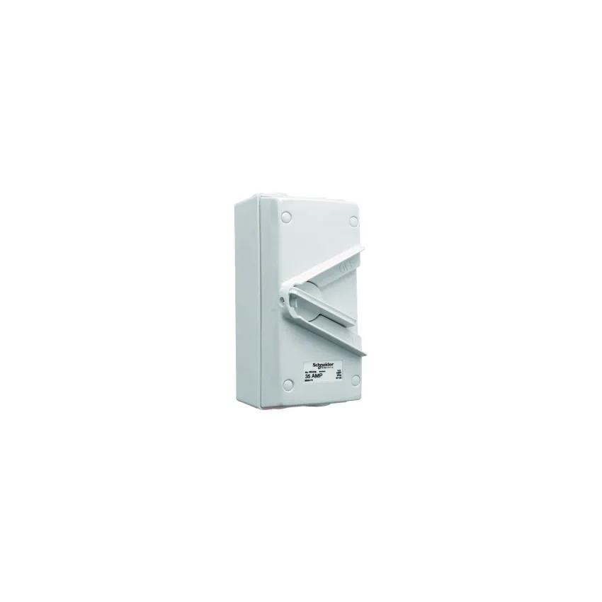 Schneider Electric Kavacha 35A 440V Triple-Pole Weatherproof Isolating Switch – IP66