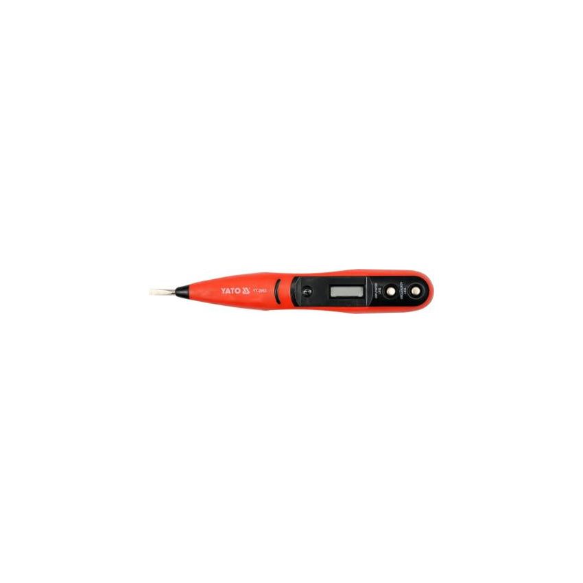 YATO YT-2863 Tester in the range of 12 - 250 V Digital Voltage Tester