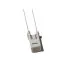 5mm Crystal Orange LED Square - Diffused Lens, Through-Hole Type