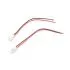JST Connector with Cable,150mm Length, 2.0mm Pitch, 2 Pin,(M/F),White