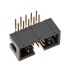 IDC Connector,Male,10-Pin,Angled