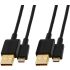 AmazonBasics USB 2.0 A-Male to Micro B Charger Cable (2 Pack), 3 feet, Black (10-15 days subject to availability )