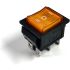 KCD4,Rocker Switch,16A,250VAC,6PIN,YELLOW,ON-OFF 