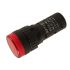 AD16-16C, 24V Red LED Indicator - 16mm Panel Mount