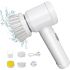 Electric Cleaning Brush with 3 Brush Heads, Electric Spin Scrubber , Bathroom Rechargeable Scrub Brush By FarroBizz