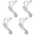 Electrodes Leads 4 Count,TENS Wires 3.5mm Plug,High Compatibility,Durable
