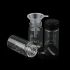 20ml Clear Glass sample bottles with black plastic screw cap