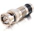 RG59,BNC Connector Coaxial Cable Connector Crimp Type Nickel Plated