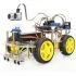 Robot Car Kit, Arduino UNO R3 Compatible MEGA328P, Bluetooth Controlled, Obstacle Avoidance and Line Following Capable