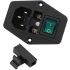 IEC320 C14,Power Socket with Switch Function and Fuse Holder