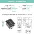 KCD4,Rocker Switch, 6-Pin,DPDT,Black, 16A, 250VAC, ON-OFF 