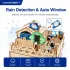 ACEBOTT QE001 ESP32 Smart Home IoT Starter Kit with Wooden House and App Control