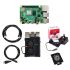 Raspberry Pi 4 Model B Starter Kit, 4GB RAM + 32GB microSD + Dual-Fan Aluminum Case, Power Supply, HDMI & Network Cable