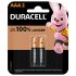 Duracell Optimum Series 032631 Battery, 1.5 V AAA x 2PCS Alkaline