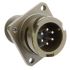 97B-3100A14S-6P 6 Way Wall Mount MIL Spec Circular Connector