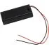 2 x AA Battery Holder with Cover, Wired Connection for 1.5V Batteries