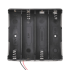 18650 4-Slot Battery Holder with Leads - 3.7V