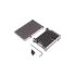 Aluminium Heatsink Case for Raspberry Pi 4 - Magnetite Grey