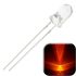 5MM CRYSTAL LED ORANGE 200pcs/pack