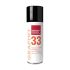 GRAPHIT 33 Conductive Graphite Lacquer by KONTAKT CHEMIE – 200 ML Aerosol, Thermoplastic Binder, High Conductivity for ESD Protection