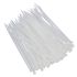 Cable Tie White 100mm x 2.5mm Nylon Material UV Resistant Durable Locking Zip Tie 2PKHLD