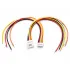 JST 2.0mm 5 Pin Male and Female Wire Connector Pair with Pre-Attached Cables