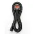 UK 3-Pin BS1363 to IEC C13 Power Cable – Black Mains Power Cord
