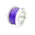 Besomi 100m Purple Hookup Wire - 20 Strands of 0.13mm TC, PVC Insulated, 1.25mm OD