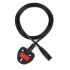 2 Pin Radio Power Cable, 1.5 Meter Length UK Plug