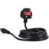 UK 3-Pin to Figure-8 IEC C7 Power Cable – Black Mains Power Cord