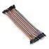 20cm Male-to-Female Jumper Wire Set – 40 PCS Flexible Dupont Cables for Breadboard & Arduino Projects