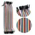 Female to Female Jumper Wires 20cm, Set of 40- Colorful and Durable for Electronics Projects