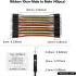 Male to Male Jumper Wire 10cm Multicolor 2.54mm Pitch Flexible Prototyping Set