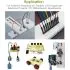 Male to Male Jumper Wire 10cm Multicolor 2.54mm Pitch Flexible Prototyping Set
