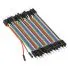 Male to Male Jumper Wire 10cm Multicolor 2.54mm Pitch Flexible Prototyping Set