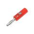 Banana Plug Red 4mm Connector Screw Type Insulated