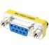 DB9 Mini Gender Changer Female to Female Adapter D-Sub Connector