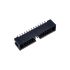 Straight IDC Male Connector, 2.54mm Pitch, Black, 26-Pin Dual Row