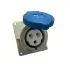 J323AS ,Industrial 3-Pin Socket - 32A, 200-250V, Heavy Duty Engineering Plastic