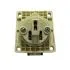J203AS, Industrial 3-Pin Socket - 16A/20A, 200-250V, Heavy Duty Engineering Plastic