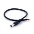 DC Power Connector Male Plug with 20cm Wire Lead 2.1mm x 5.5mm Barrel