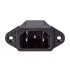 Chassis Panel Mount Plug (PIN),250V,10A,3-Pin
