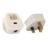 PSTP-5323WL UK 13A Fused Top Plug White with LED Indicator