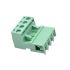 2EDGK,Terminal Block Connector,5.08mm,4-Pin,M/F,Angle